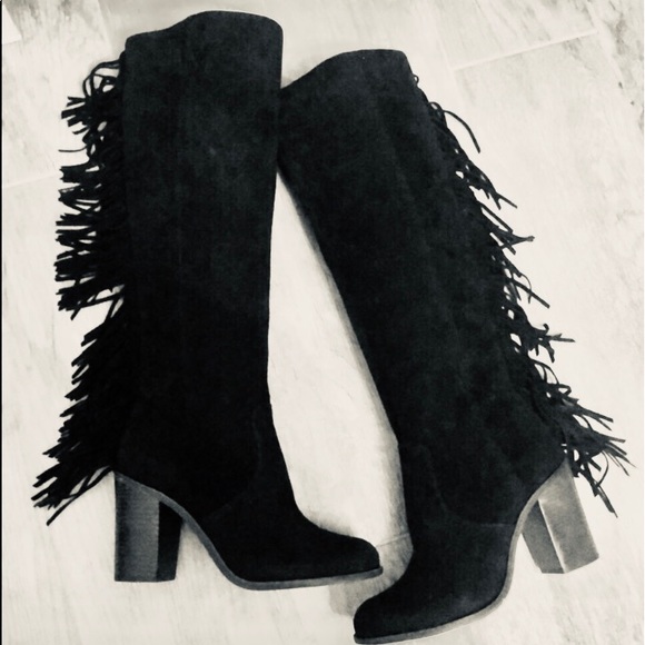 gianni bini tall black boots
